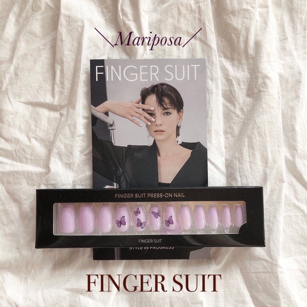 ネイルチップ(シールタイプ)/FINGER SUIT/ネイルチップ・パーツを使ったクチコミ(2枚目)