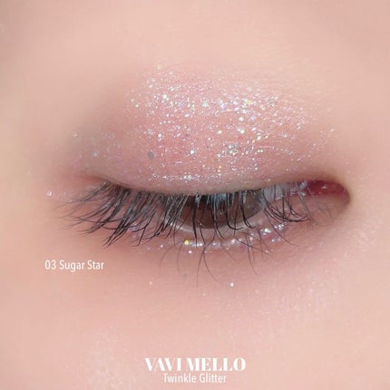 トゥインクルグリッター/VAVI MELLO/グリッターを使ったクチコミ(4枚目)