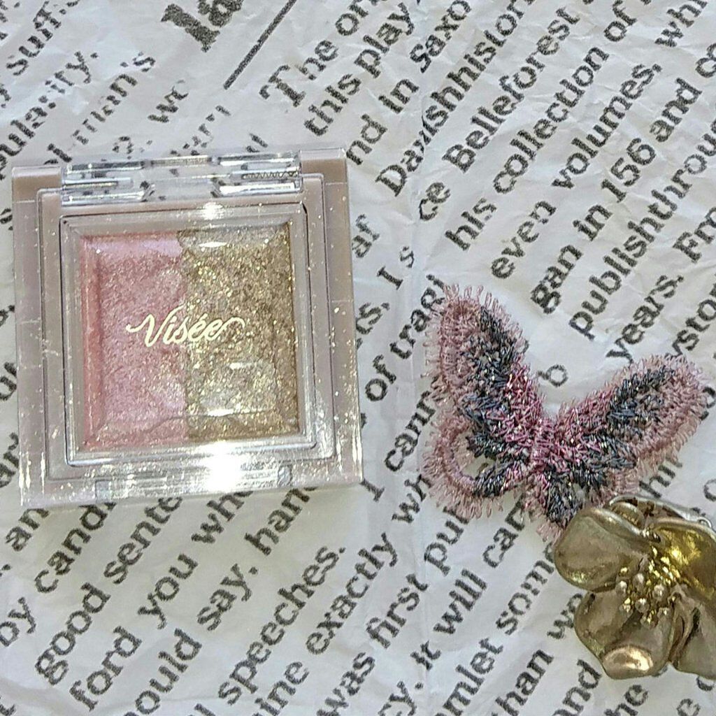 リシェ ダズリング デュオ アイズ/Visée/アイシャドウパレットを使ったクチコミ（2枚目）