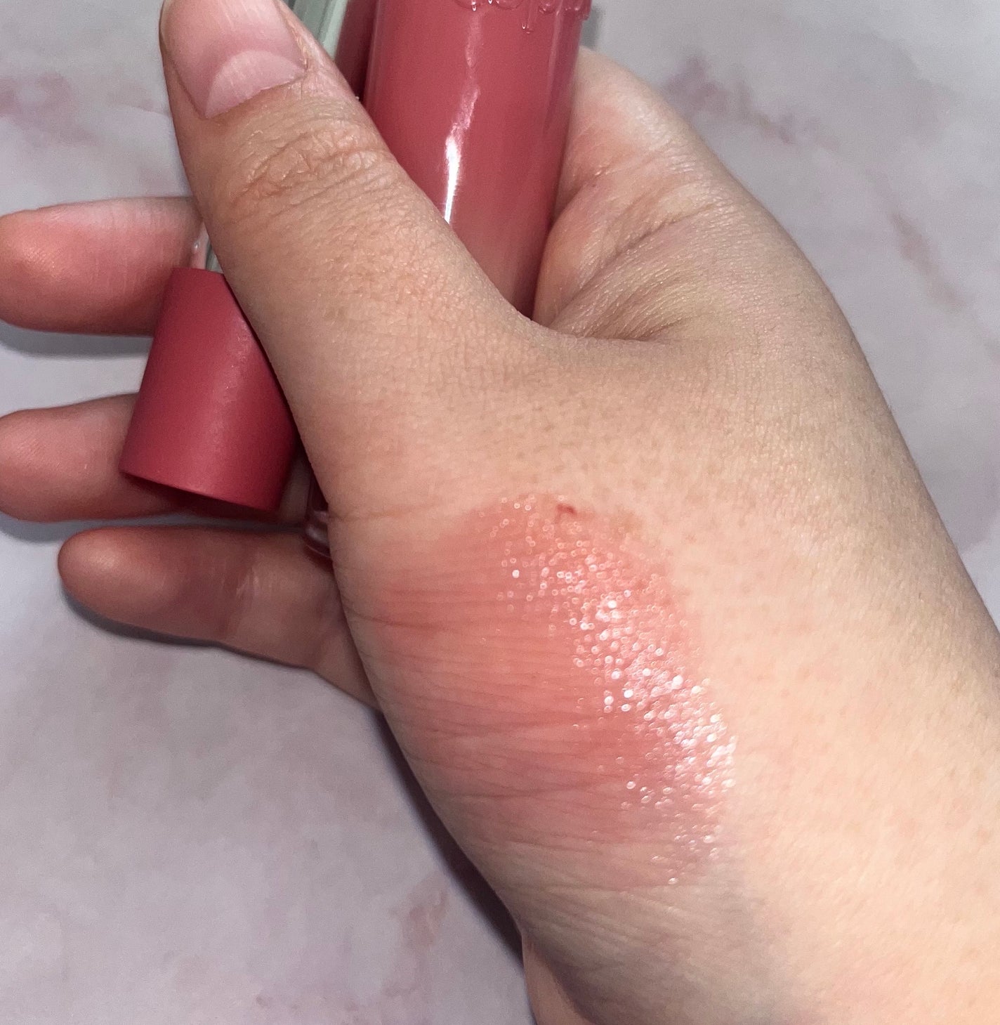 ノーウェアリップスティック バーミンググロー/espoir/口紅を使ったクチコミ(3枚目)