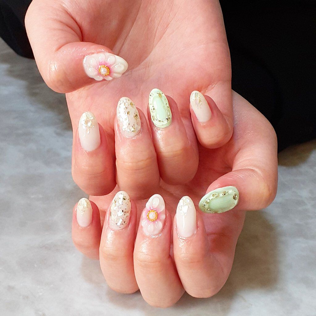 エンジェルクイーンジェル Nailforallの口コミ お客様ネイルです これからの季節にぴったり By R Kira Nail Lips