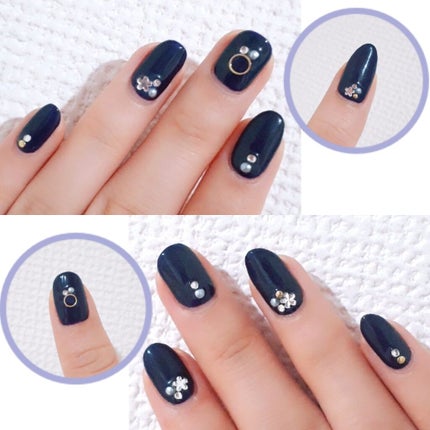 ネイルシール/セリア/ネイルシールを使ったクチコミ(2枚目)