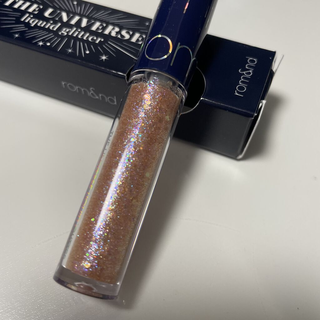 リキッド グリッター シャドウ/rom&nd/グリッターを使ったクチコミ（2枚目）