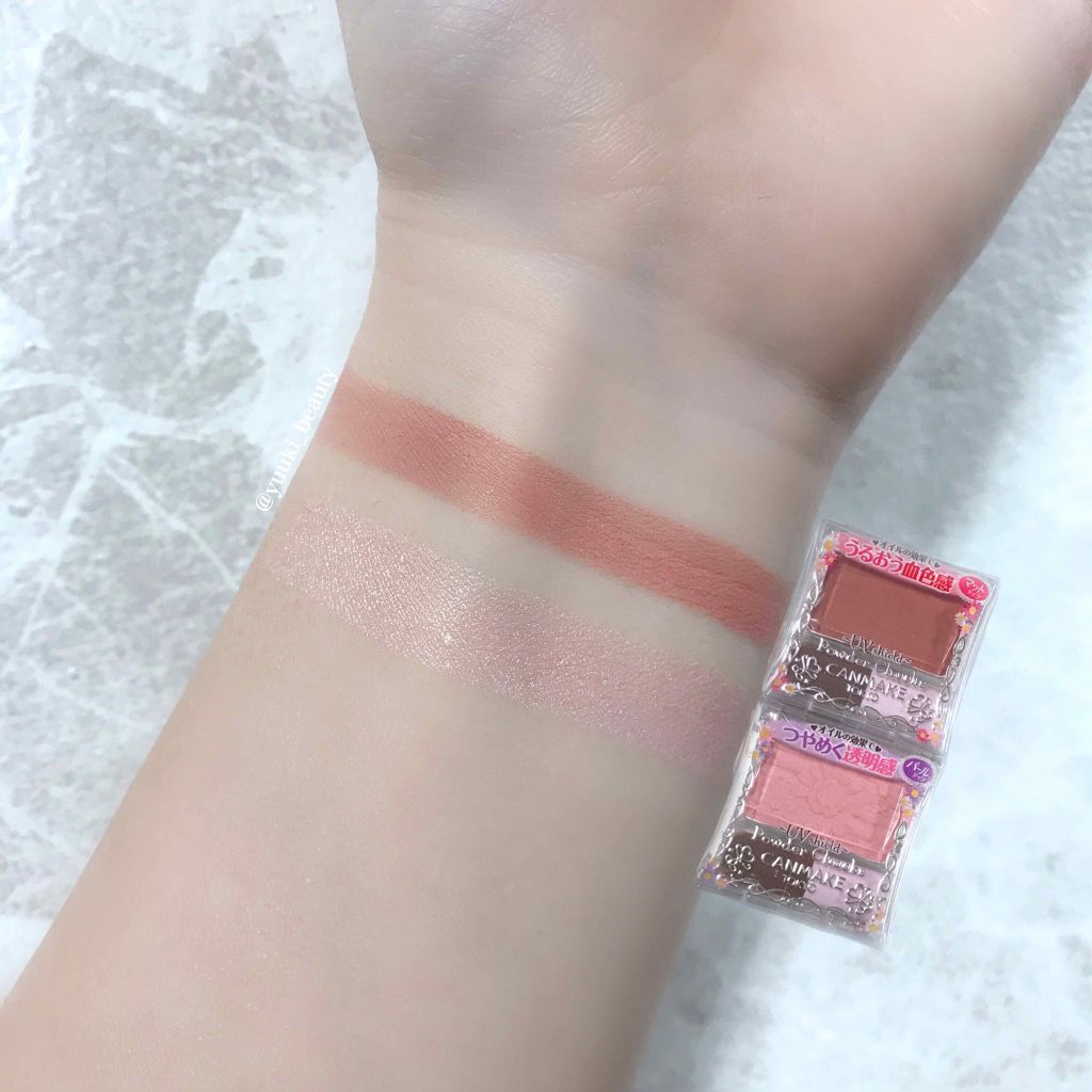 【旧品】パウダーチークス/キャンメイク/パウダーチークを使ったクチコミ（2枚目）