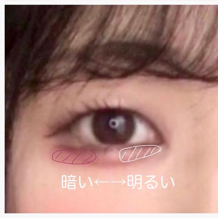 おさち*一重 on LIPS 「【Twitterでバズった涙袋メイク】今回使ったアイシャドウ・..」(3枚目)