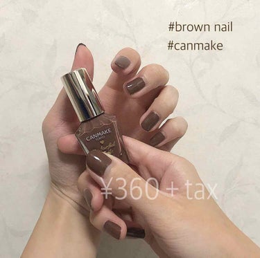 chocolate nail 🍫


🤍#キャンメイク カラフルネイルズ n15


久しぶりに？ネイル投稿♥

手元が1番綺麗に見える気がするbrownカラー！
ゴールドアクセもシルバーアクセも両方映