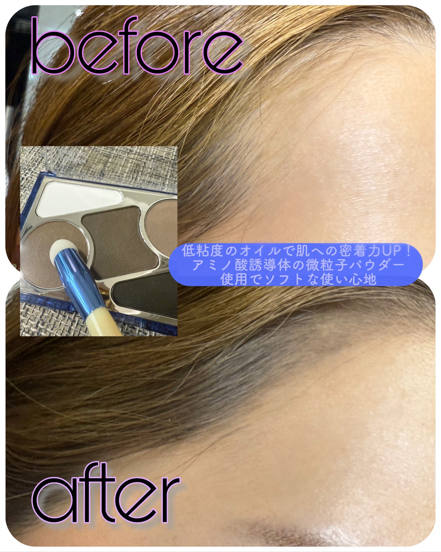 アーティストライン ヘアコンシーラーパレット/odiD/その他スタイリングを使ったクチコミ(4枚目)