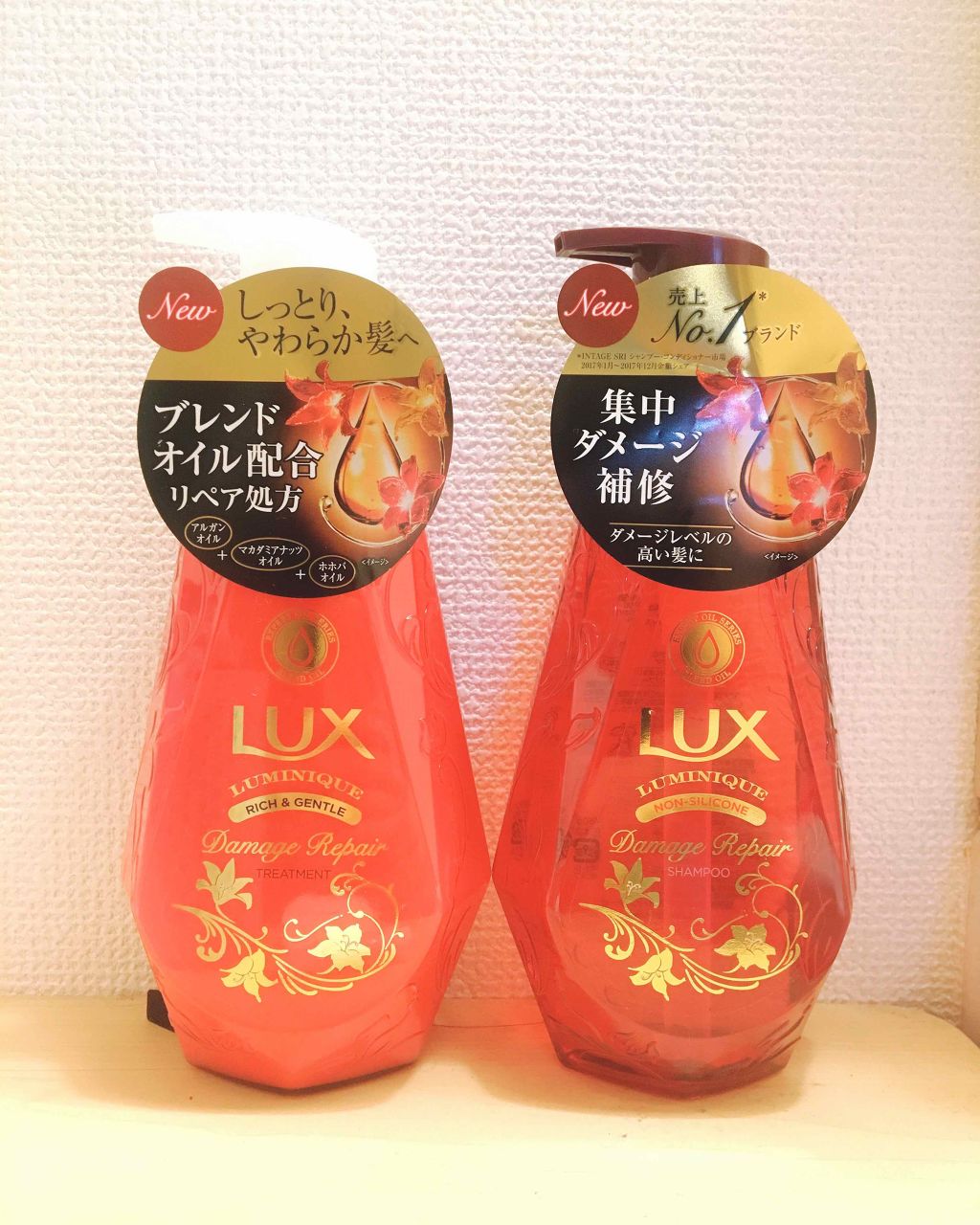 ルミニーク ダメージリペア シャンプー/トリートメント/LUX/市販シャンプーを使ったクチコミ(1枚目)