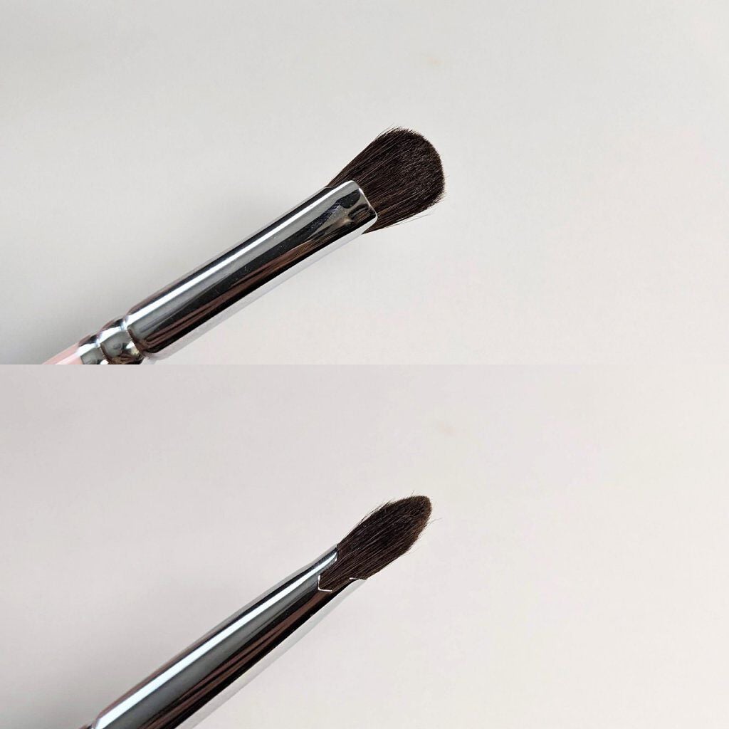 アイブロウブラシ 扇型 熊野筆/WHOMEE/メイクブラシを使ったクチコミ(2枚目)