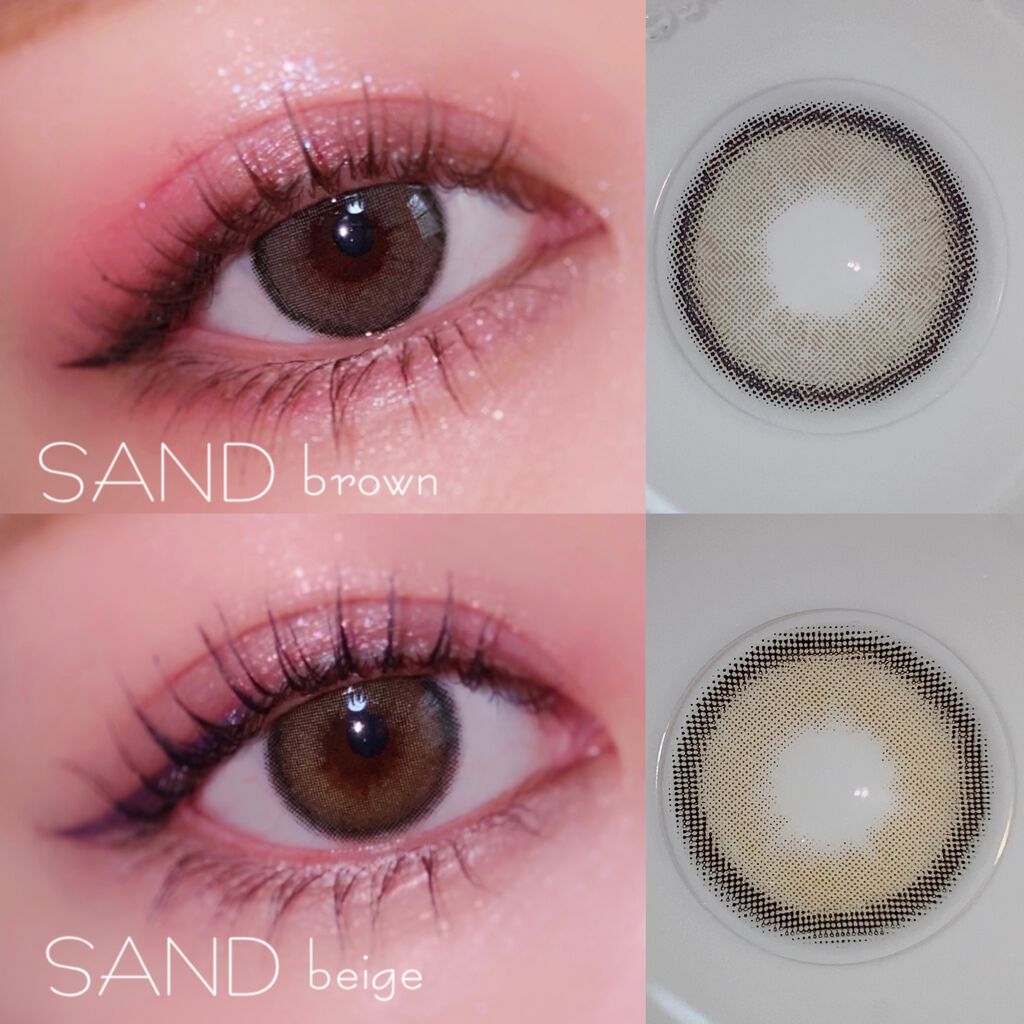 サンドシリーズ/LENSSIS/カラーコンタクトレンズを使ったクチコミ(1枚目)