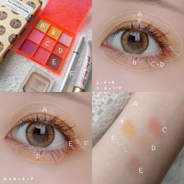 UR GLAM　BLOOMING EYE COLOR PALETTE/U R GLAM/アイシャドウパレットを使ったクチコミ（2枚目）