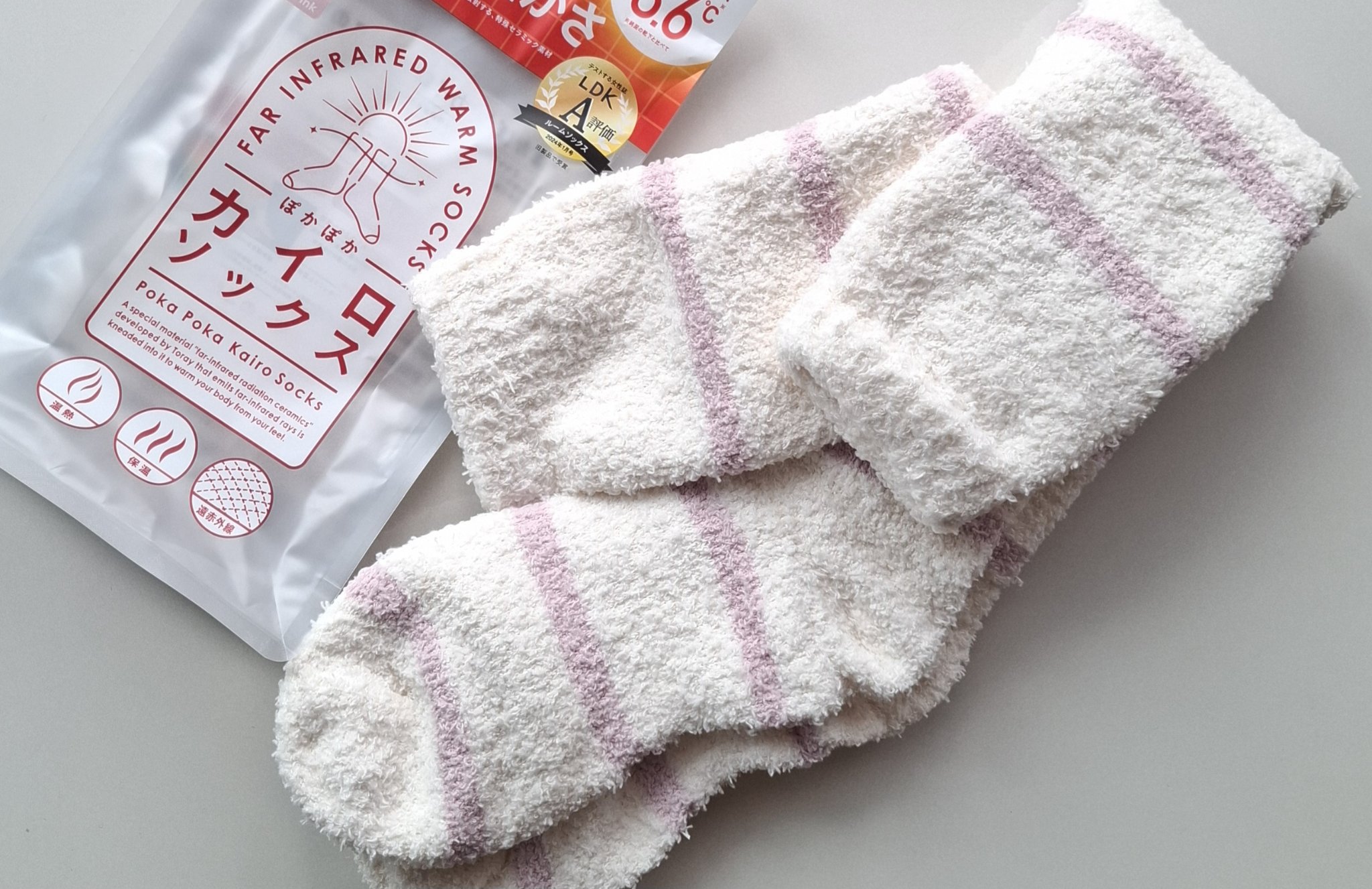 ぽかぽかカイロソックス/カイロソックス/暖かい靴下を使ったクチコミ（2枚目）