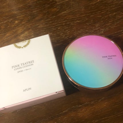 ピンクティーツリーカバークッション/APLIN/クッションファンデーションを使ったクチコミ(2枚目)