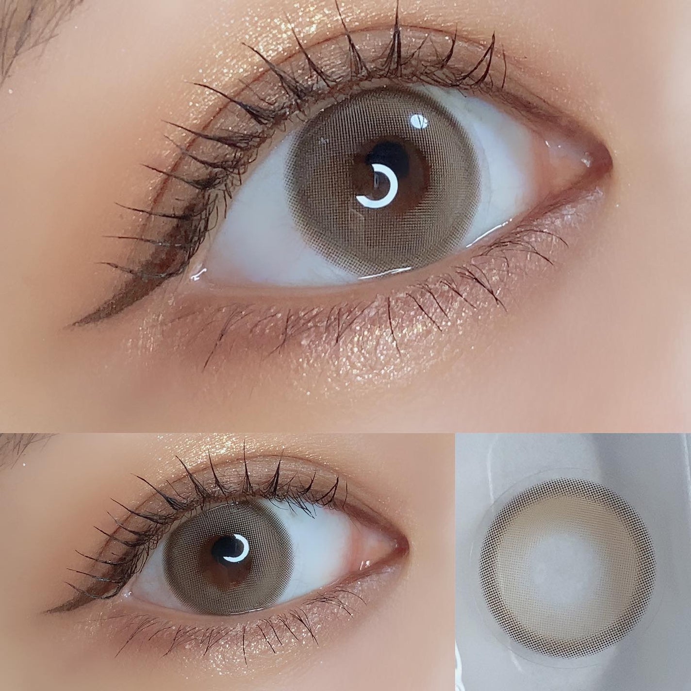 ピュアリティーシャインワンデー(PURITYSHINE 1day)/OLOLA/ワンデー(1DAY)カラコンを使ったクチコミ(3枚目)