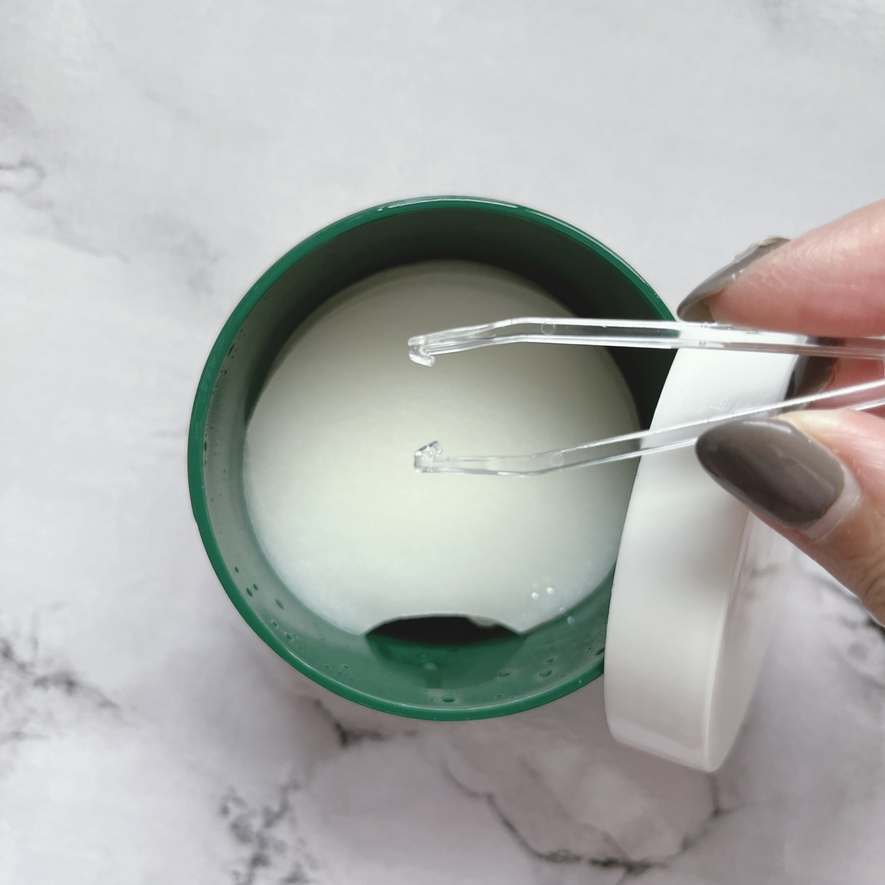 グリーンダーマCICAエッセンシャルパッド/ネイチャーリパブリック/トナーパッドを使ったクチコミ（2枚目）