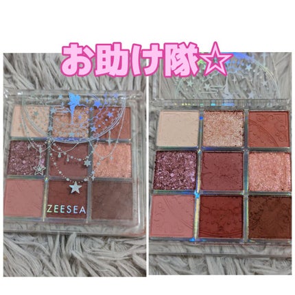 クォーツ 9色アイシャドウパレット(ドリームランドアイシャドウ)/ZEESEA/アイシャドウパレットを使ったクチコミ(2枚目)