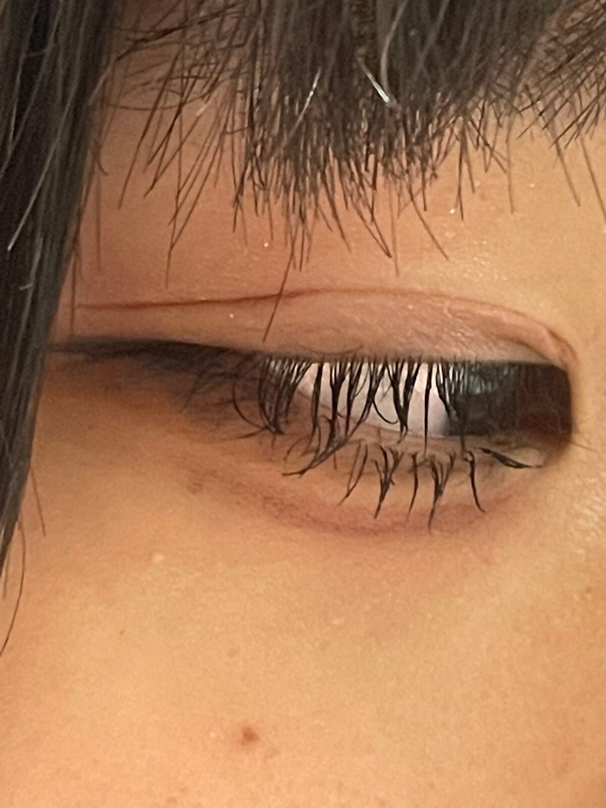 ぱすた on LIPS 「このアイメイクどう思いますか?────────────メイク初..」(2枚目)