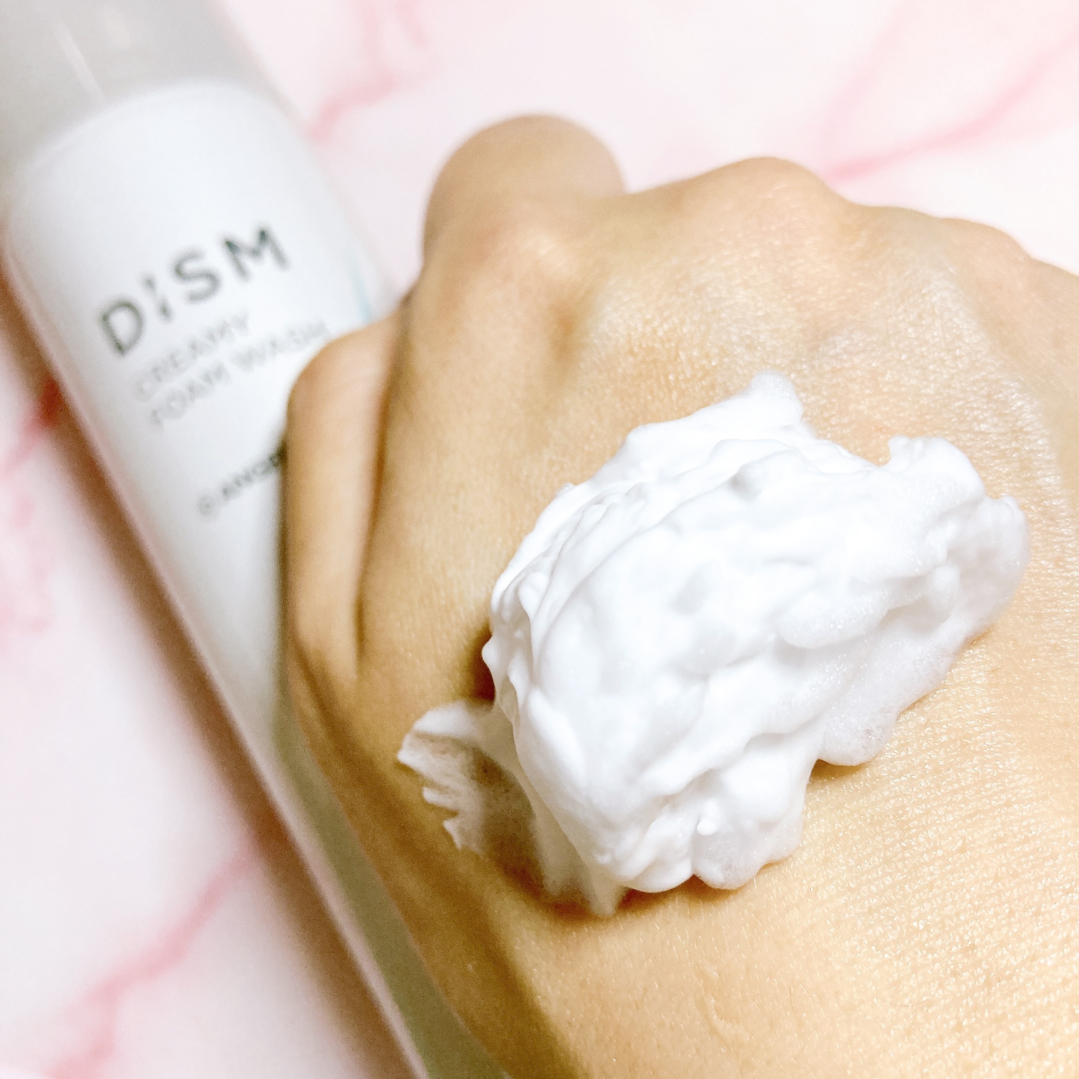 ディズム クリーミーフォームウォッシュ/DISM/泡洗顔を使ったクチコミ（3枚目）