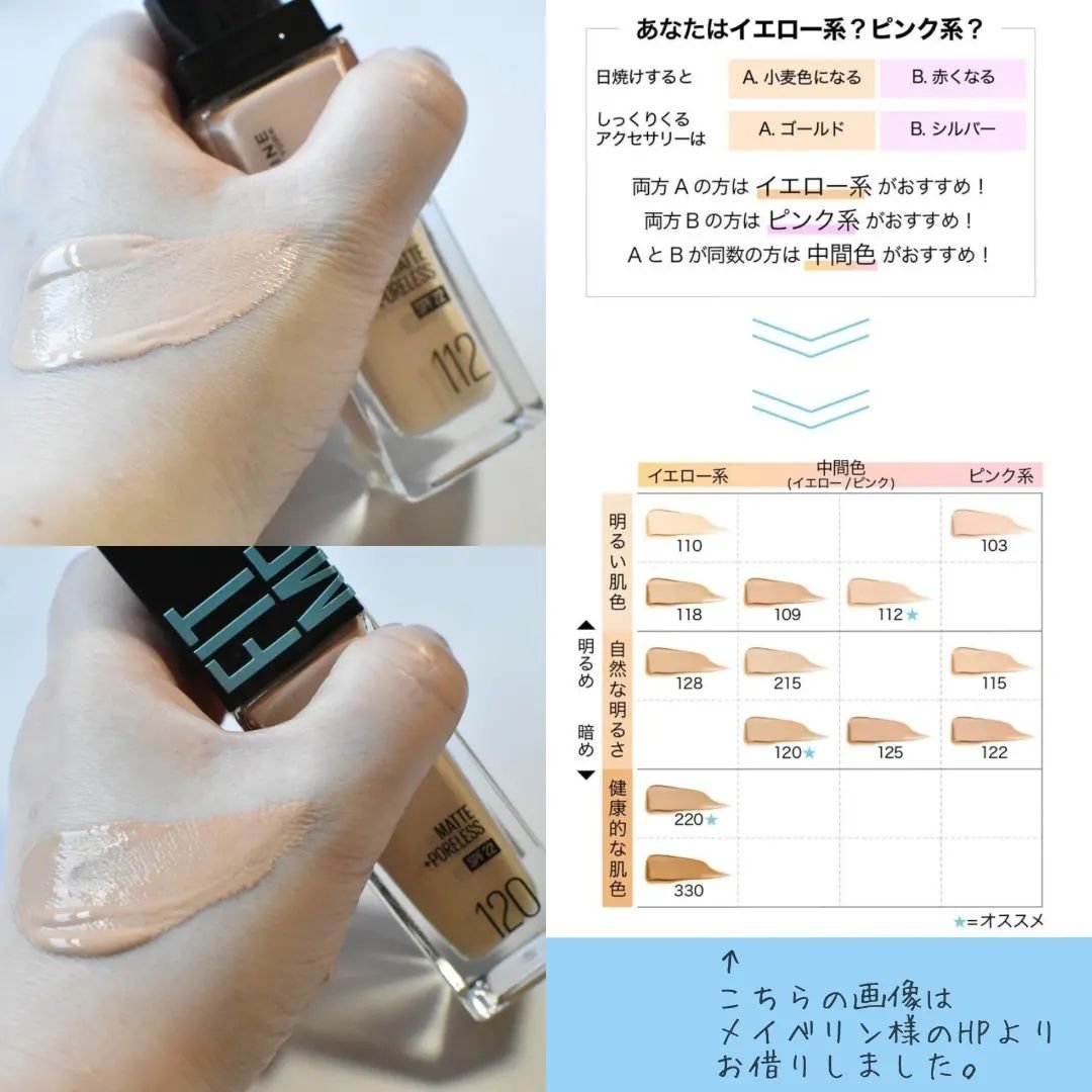 フィットミー リキッドファンデーション R/MAYBELLINE NEW YORK/リキッドファンデーションを使ったクチコミ（2枚目）