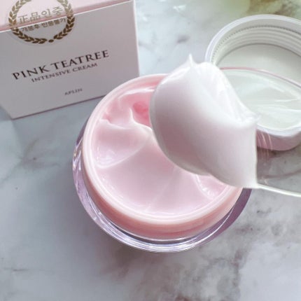 ピンクティーツリークリーム/APLIN/フェイスクリームを使ったクチコミ(4枚目)