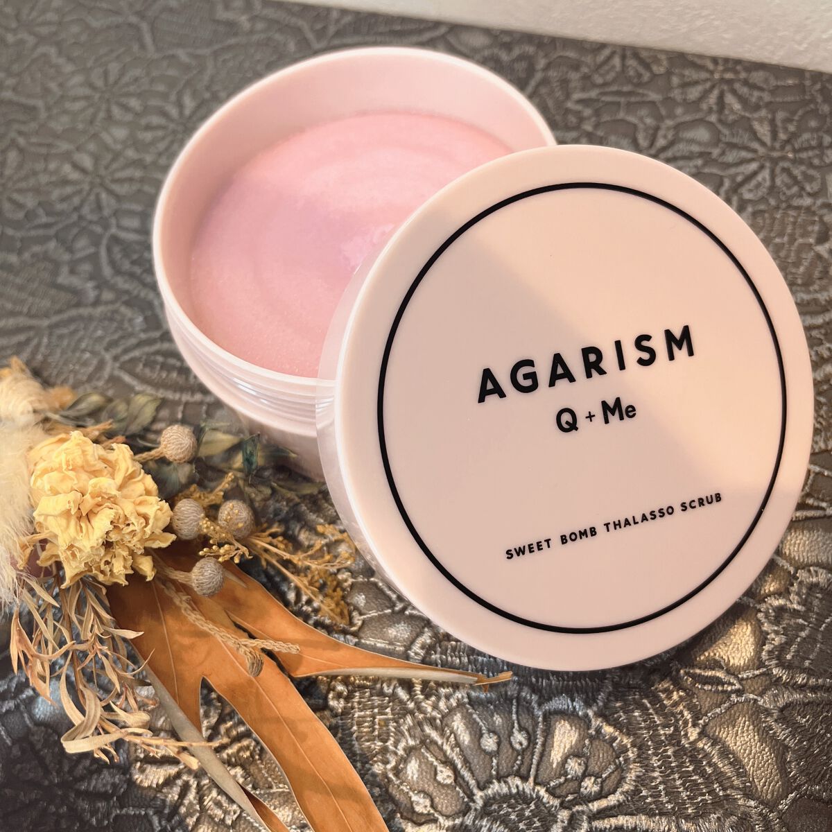 Q+Me スウィート ボム タラソ スクラブ/AGARISM/バスト・ヒップケアを使ったクチコミ(1枚目)