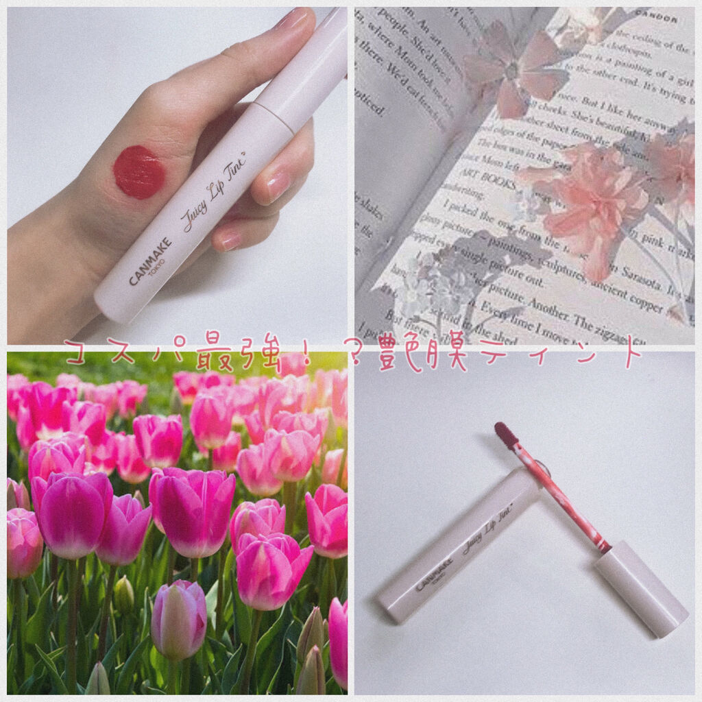 ジューシーリップティント/キャンメイク/口紅を使ったクチコミ（1枚目）