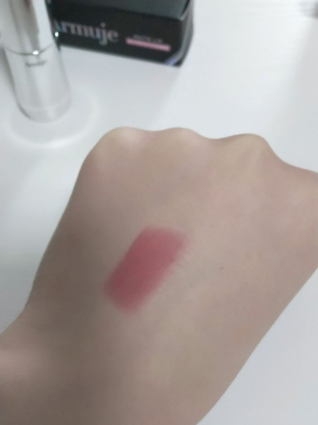 マットジュエルリップコレクション/Armuje/口紅を使ったクチコミ（3枚目）