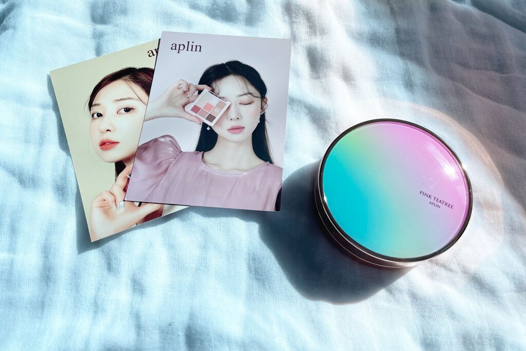 ピンクティーツリーカバークッション/APLIN/クッションファンデーションを使ったクチコミ（1枚目）