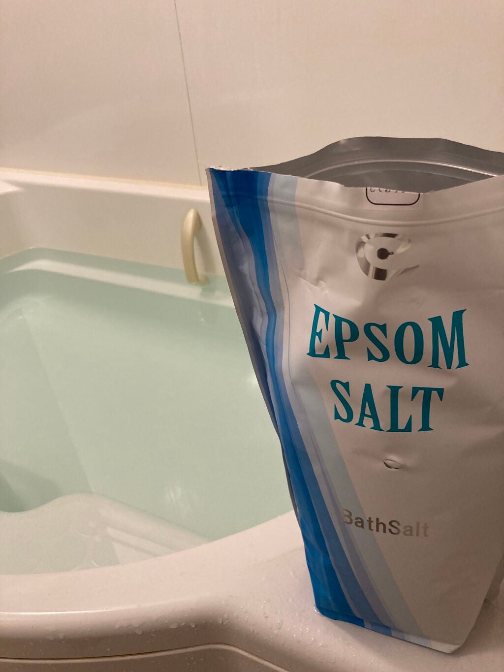 Epsom Salt (エプソムソルト) 国産(岡山県産)/EARTH CONSCIOUS (アースコンシャス)/無機塩系入浴剤を使ったクチコミ(2枚目)