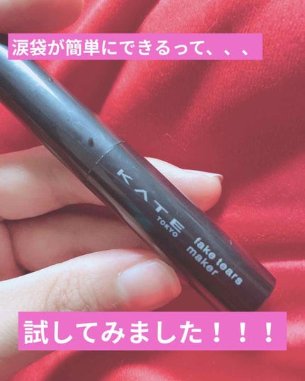 フェイクティアーズメイカー/KATE/ペンシルアイライナーを使ったクチコミ(1枚目)