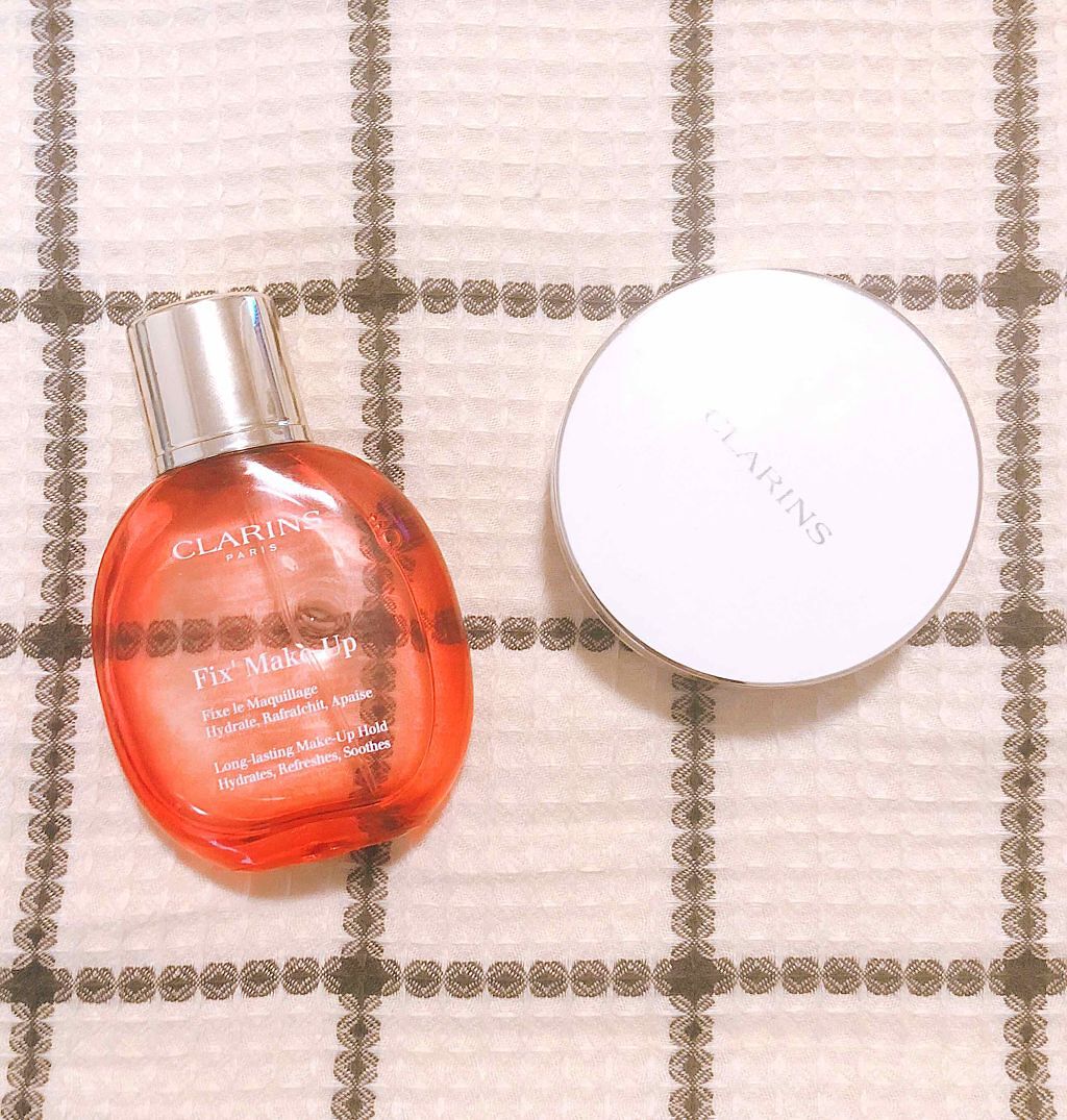 フィックス メイクアップ/CLARINS/ミスト状化粧水を使ったクチコミ（1枚目）