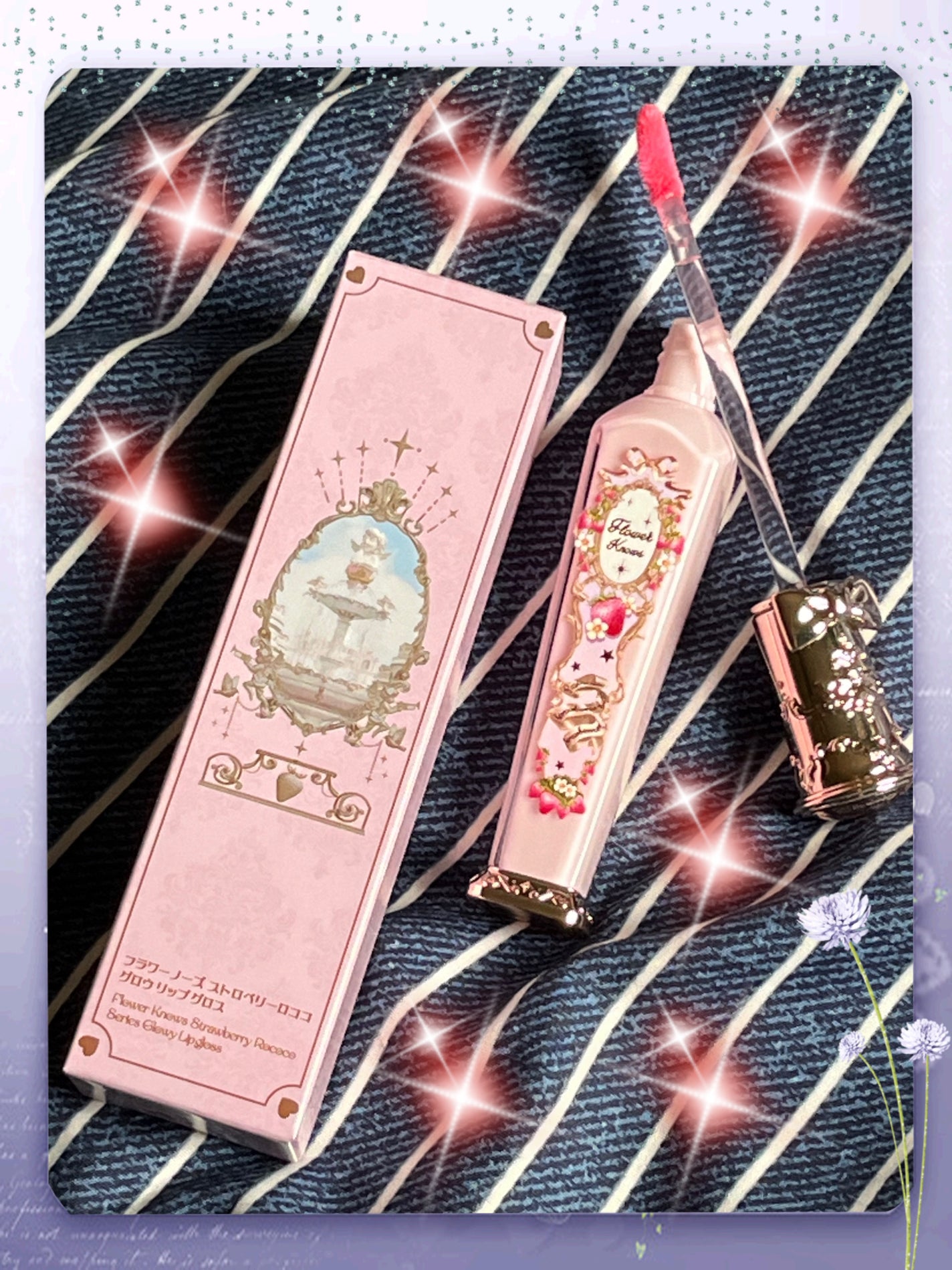 ストロベリーロココシリーズ グロウリップグロス/FlowerKnows/リップグロスを使ったクチコミ(7枚目)