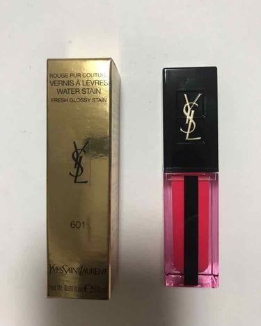 ルージュ ピュールクチュール ヴェルニ ウォーターステイン/YVES SAINT LAURENT BEAUTE/口紅を使ったクチコミ（1枚目）