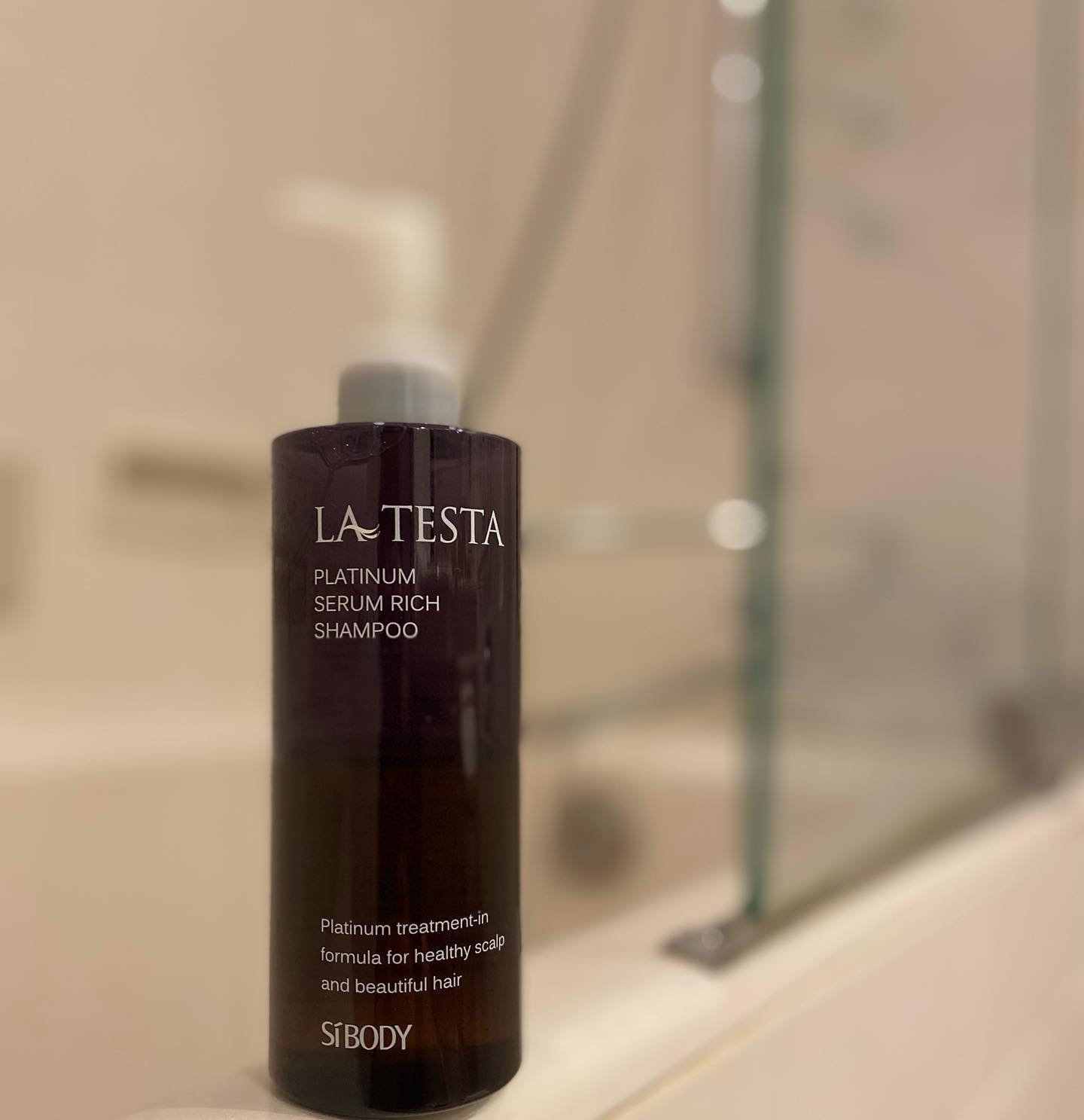 ラテスタ プラチナセラムリッチシャンプー/SiBODY/市販シャンプーを使ったクチコミ（1枚目）