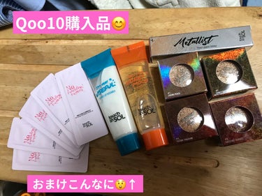 Touch In Sol メタリスト デュアル リキッド グリッター のクチコミ「Qoo10購入品✨

Touch In Sol公式にてアイシャドウを購入しました😊

メイクア.....」（1枚目）