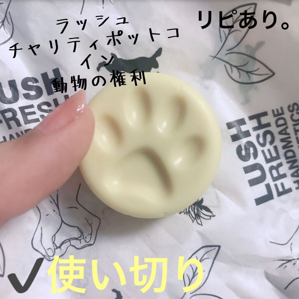 チャリティポット コイン/ラッシュ/ボディローションを使ったクチコミ（1枚目）