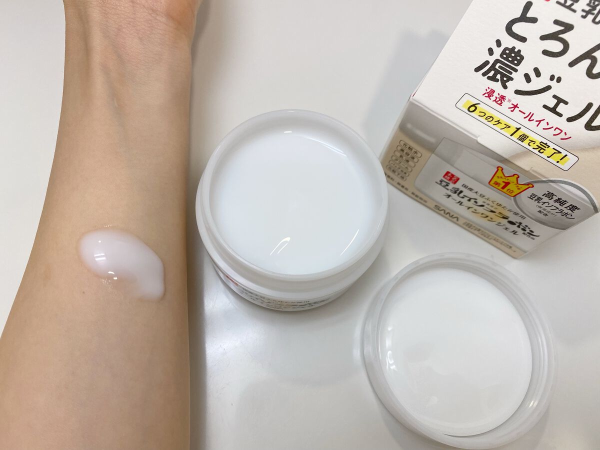 とろんと濃ジェル NC /なめらか本舗/オールインワン化粧品を使ったクチコミ(4枚目)