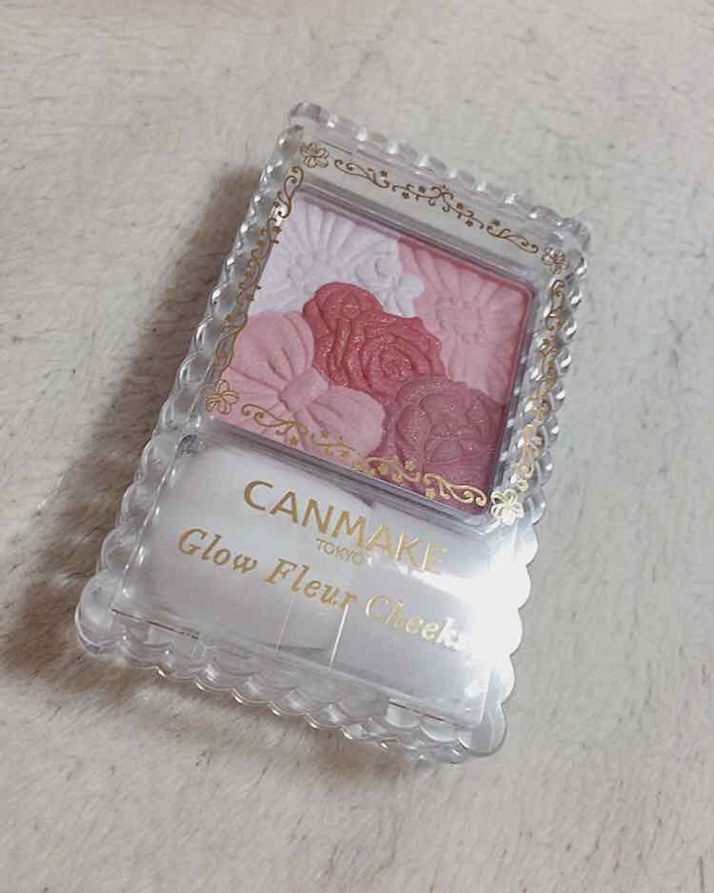 グロウフルールチークス/キャンメイク/パウダーチークを使ったクチコミ（1枚目）