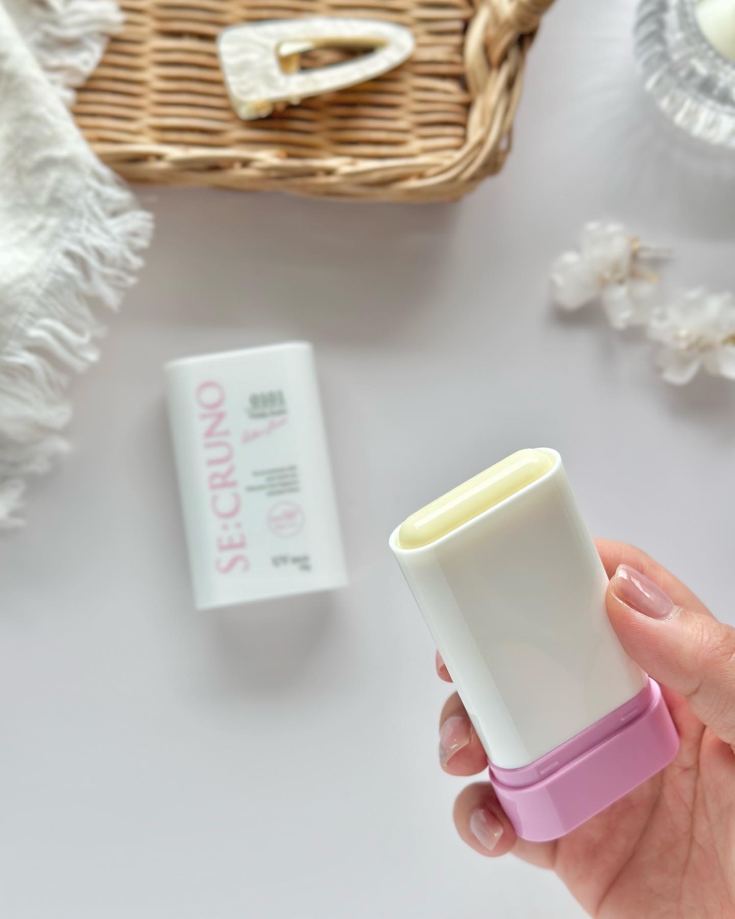 UVスティック ヴィタリーフシ0101/SE:CRUNO/日焼け止めスティックを使ったクチコミ（3枚目）