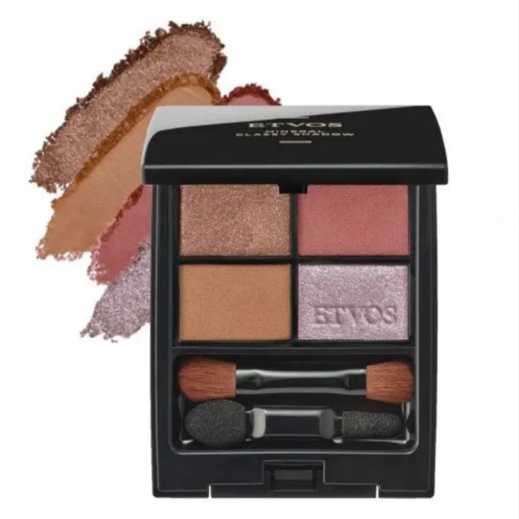 ETVOS 復刻アイシャドウ

ミネラルクラッシィシャドーヴィンテージグリッター


発売当初はノーマークだったんだけど、公式の紹介動画観てたらほしくなってしまって、買いました！

秋らしい深みがある配色です。暗すぎず、華やか✨
ブラウン、