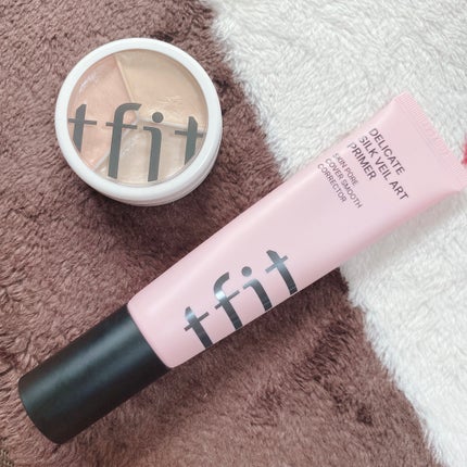 デリケートシルクベールアートプライマー/TFIT/化粧下地を使ったクチコミ(4枚目)