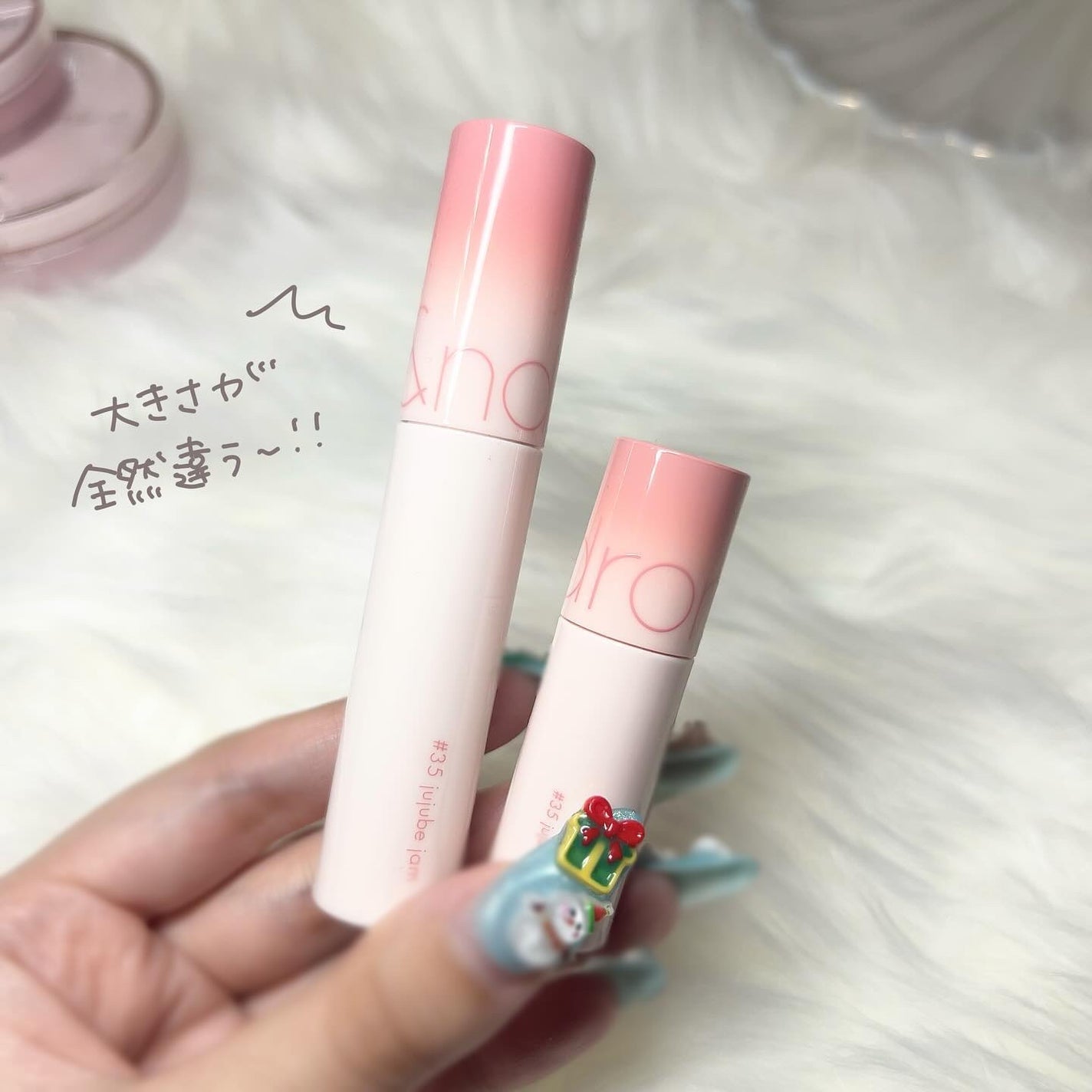 ジューシーラスティングティント/rom&nd/リップティントを使ったクチコミ(4枚目)