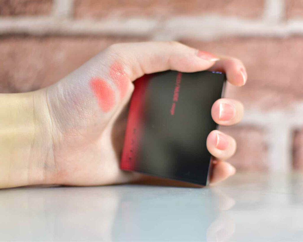 レッドヌードルージュ/KATE/口紅を使ったクチコミ(4枚目)