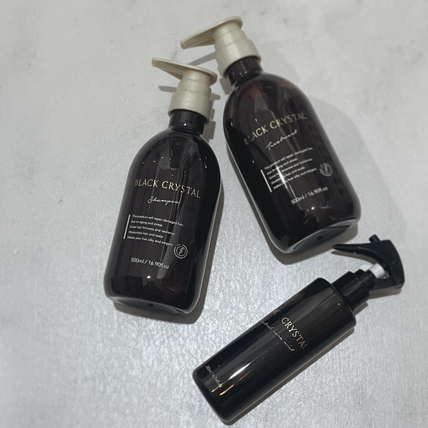 ブラッククリスタル シャンプー & トリートメント/BLACK CRYSTAL/サロンシャンプーを使ったクチコミ(1枚目)