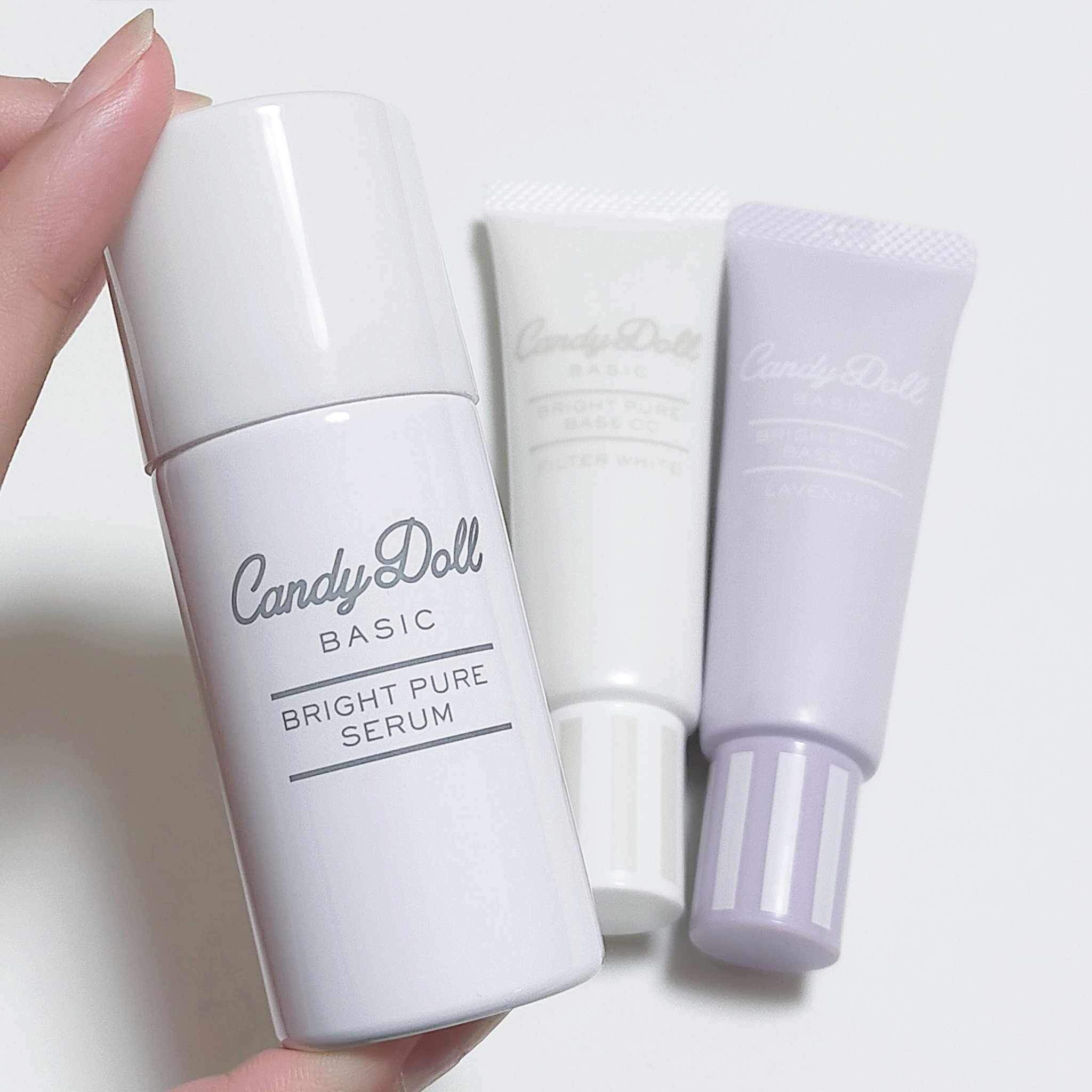 キャンディードール ブライトピュアメイク前セラム/CandyDoll/美容液を使ったクチコミ（1枚目）