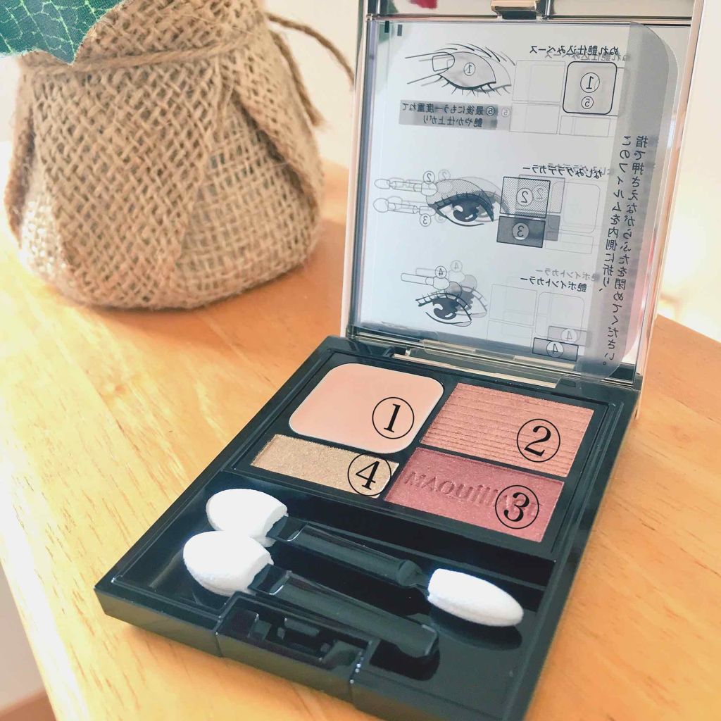 ドラマティックスタイリングアイズD/マキアージュ/アイシャドウパレットを使ったクチコミ(1枚目)