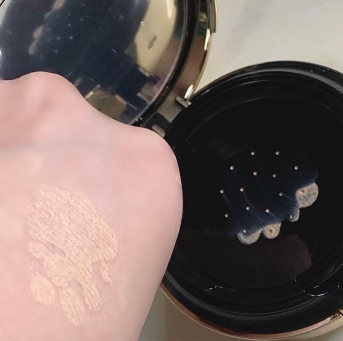 プレミアムニードルファンデーション/ジュエリアプレミアム/クッションファンデーションを使ったクチコミ(5枚目)
