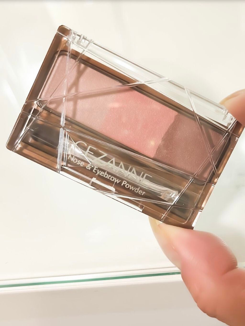 ノーズ&アイブロウパウダー/CEZANNE/パウダーアイブロウを使ったクチコミ(5枚目)