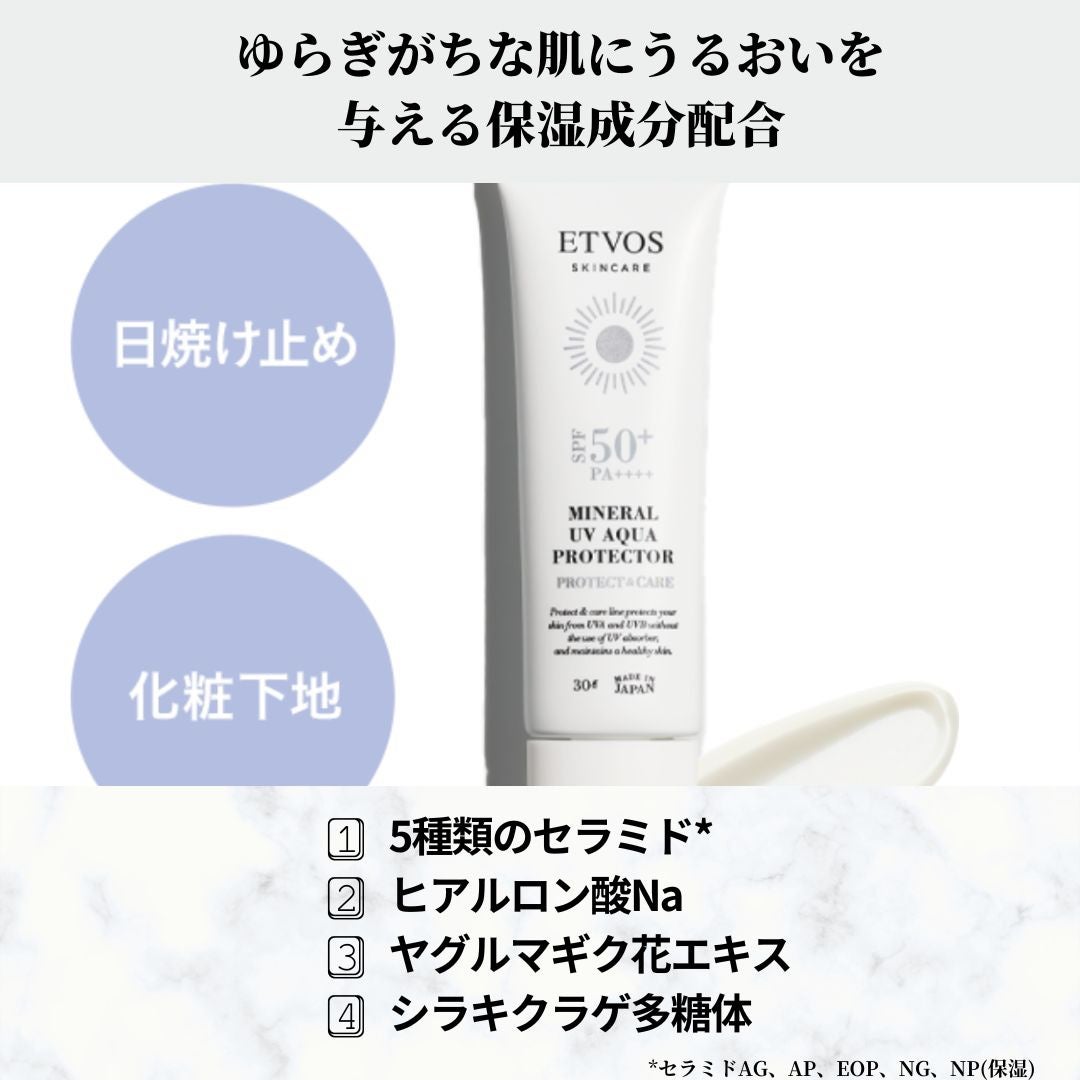 ミネラルUVアクアプロテクター/エトヴォス/日焼け止めローションを使ったクチコミ(3枚目)