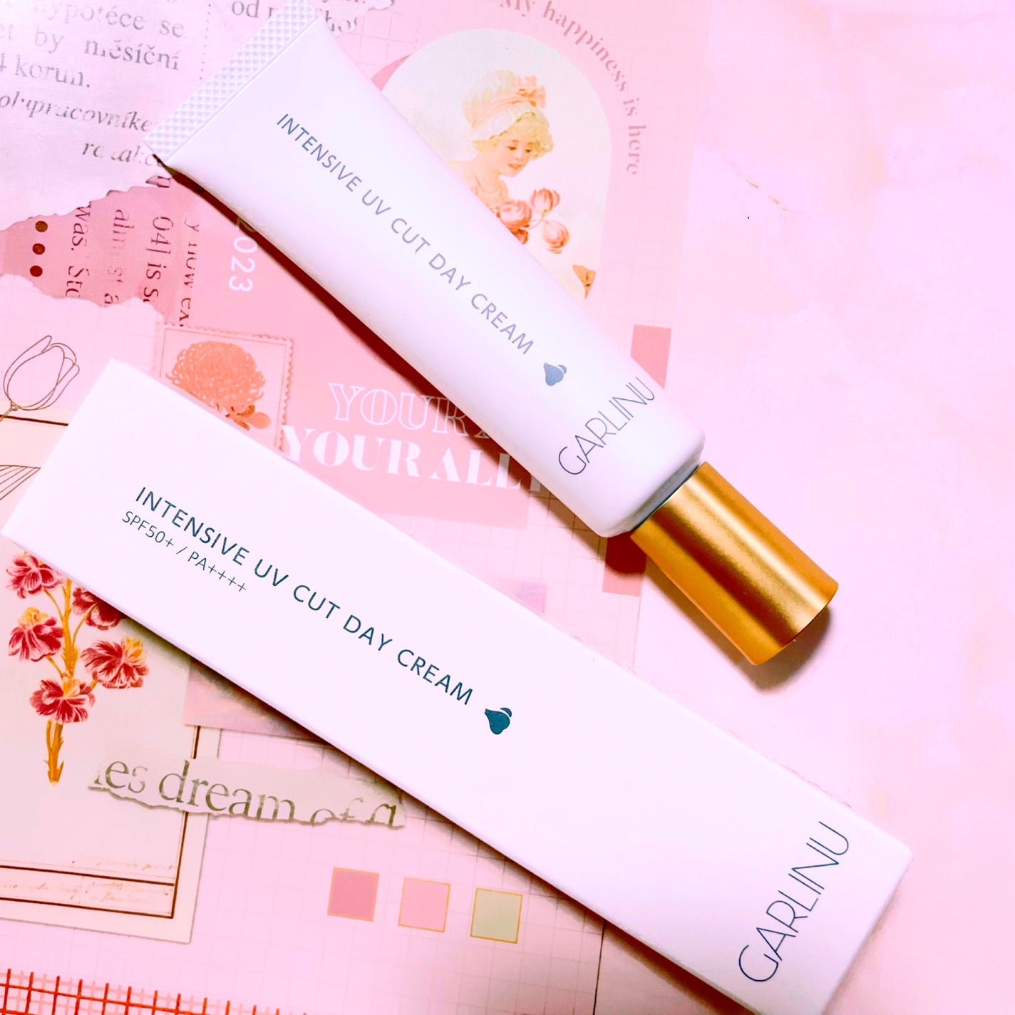 インセンティブUVカットデイクリーム/Garlinu/日焼け止めクリームを使ったクチコミ(1枚目)